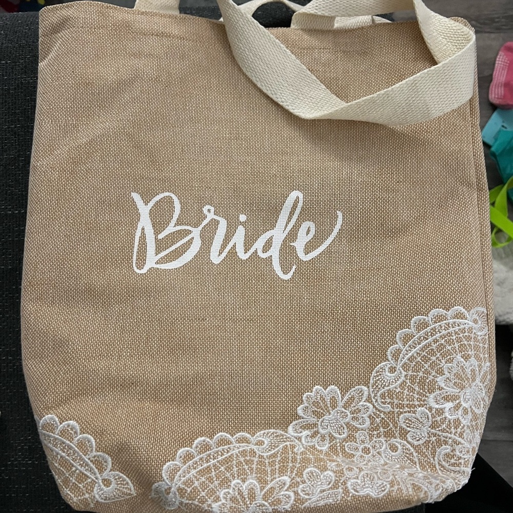 Bride Tan Tote Bag